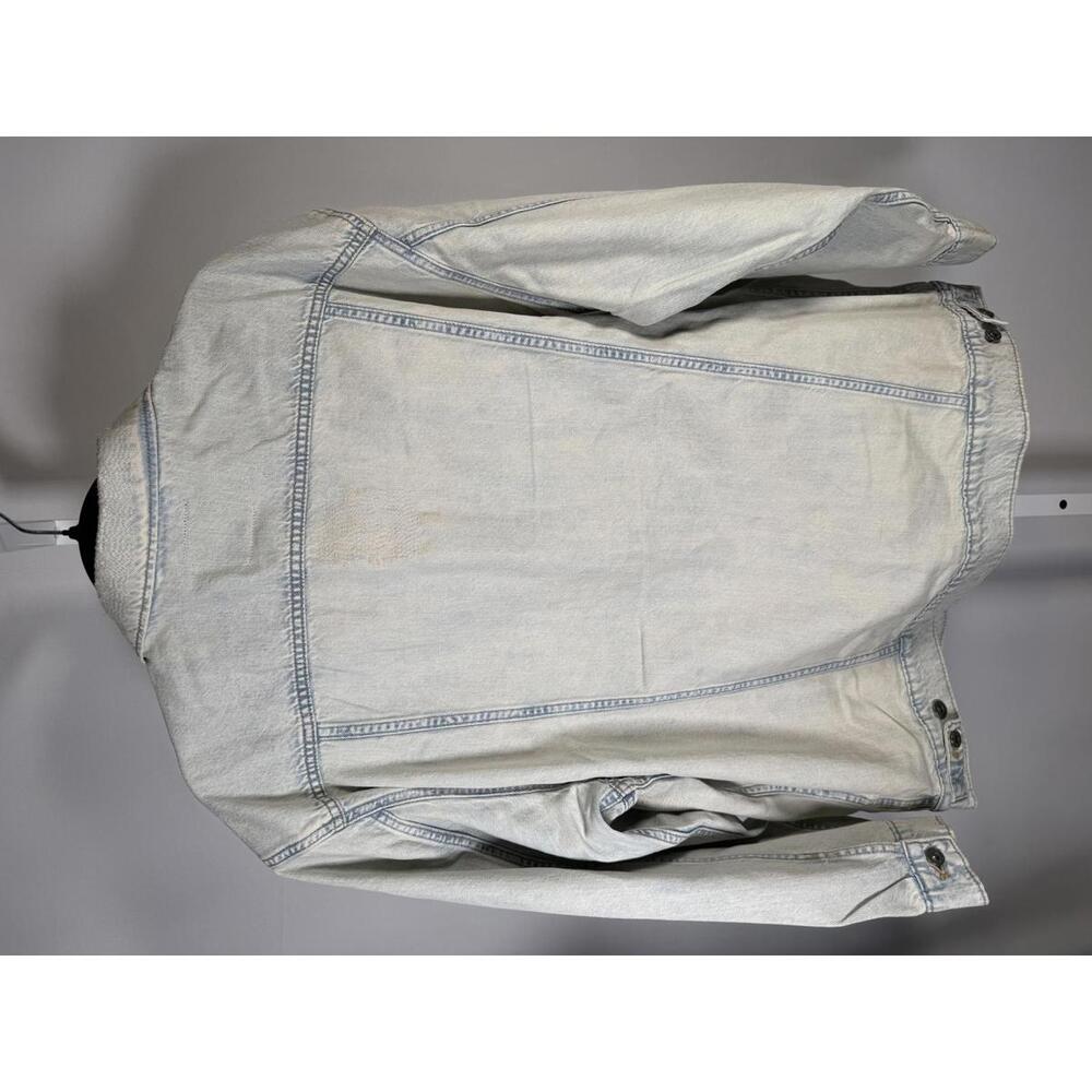 NWT G-Star RAW Oversized Denim Jacket Women’s Vintage Akoya Blue Size Large - Picture 6 of 9
